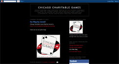 Desktop Screenshot of blog.chicagocharitablegames.com