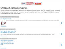 Tablet Screenshot of blog.chicagocharitablegames.com